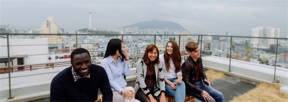 韩国东亚大学留学生公寓观景台