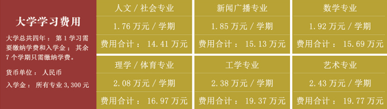 韩国东亚大学本科留学学费